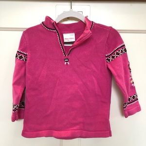 Hanna Andersson toddler pullover half zip